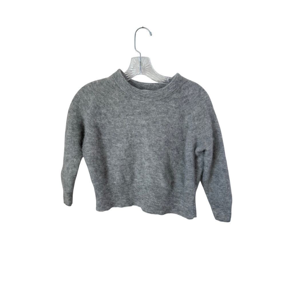 Madewell Alpaca Blend Sweater Top Gray Size Medium
